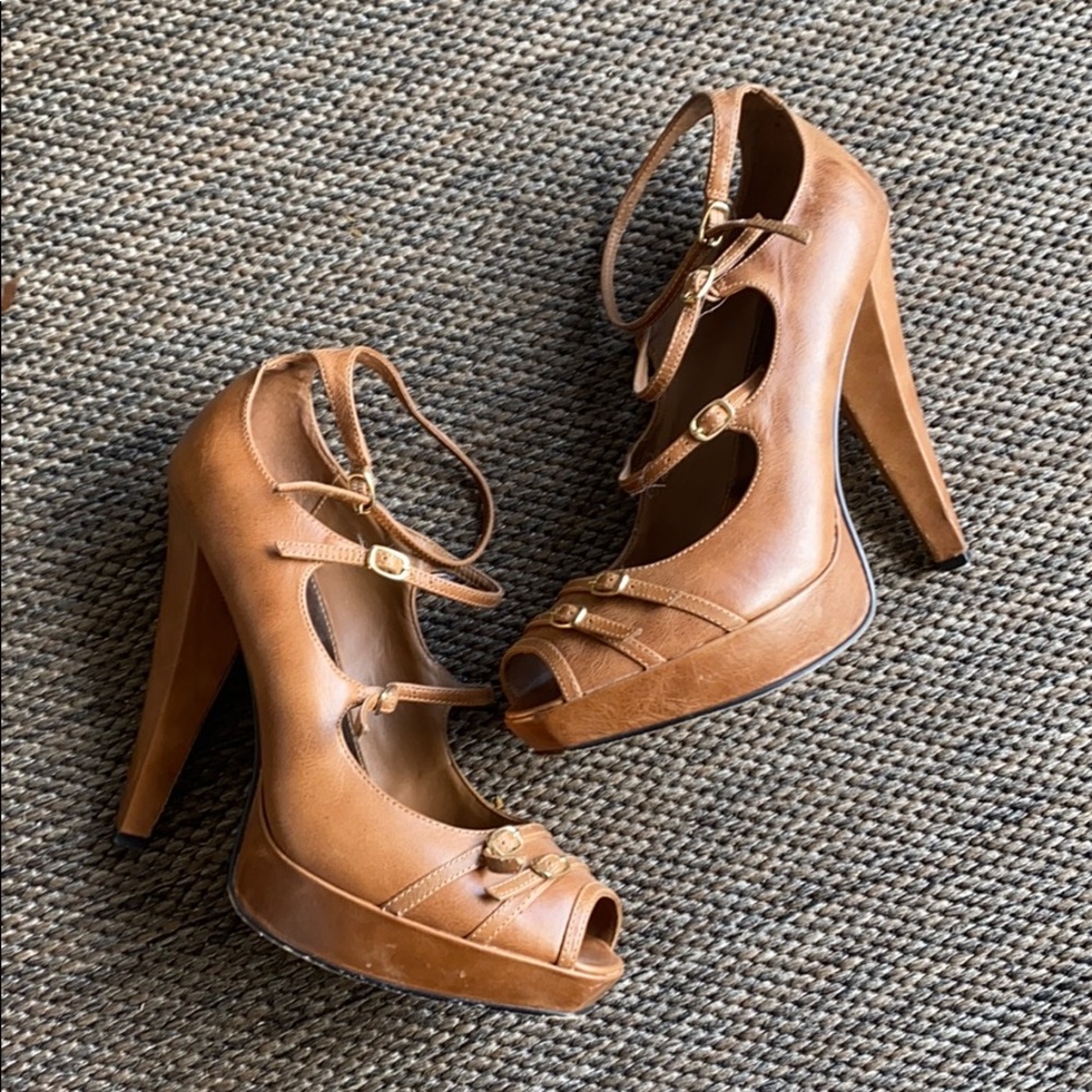3 strap heels